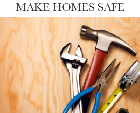 We provide minor home repair services to low income, elderly homeowners. Click to learn more.